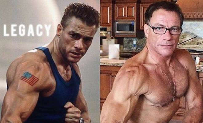 Antes e Depois - Van Damme