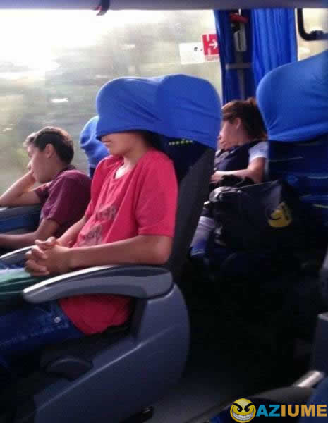 Aprenda como dormir no ônibus