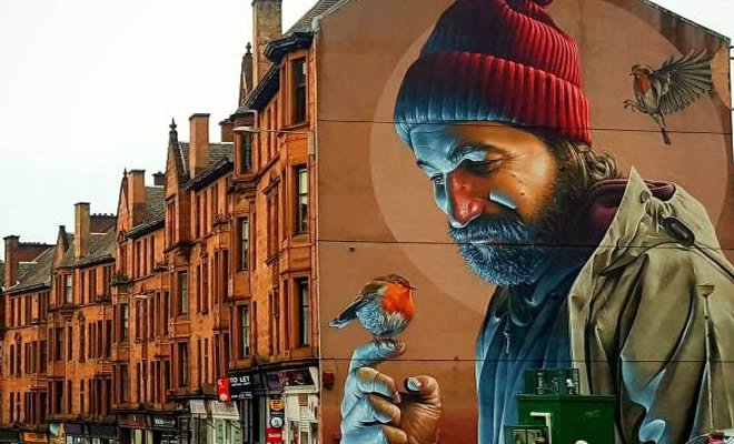 Impressionante arte de rua