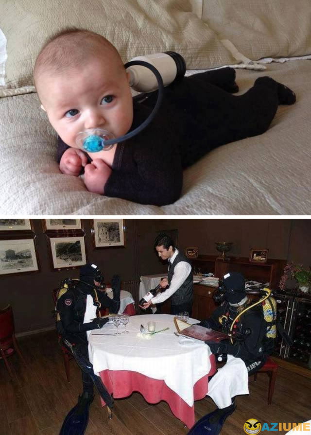 Como nasce um mergulhador