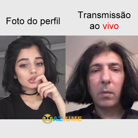 Diferença entre perfil e transmissão ao vivo