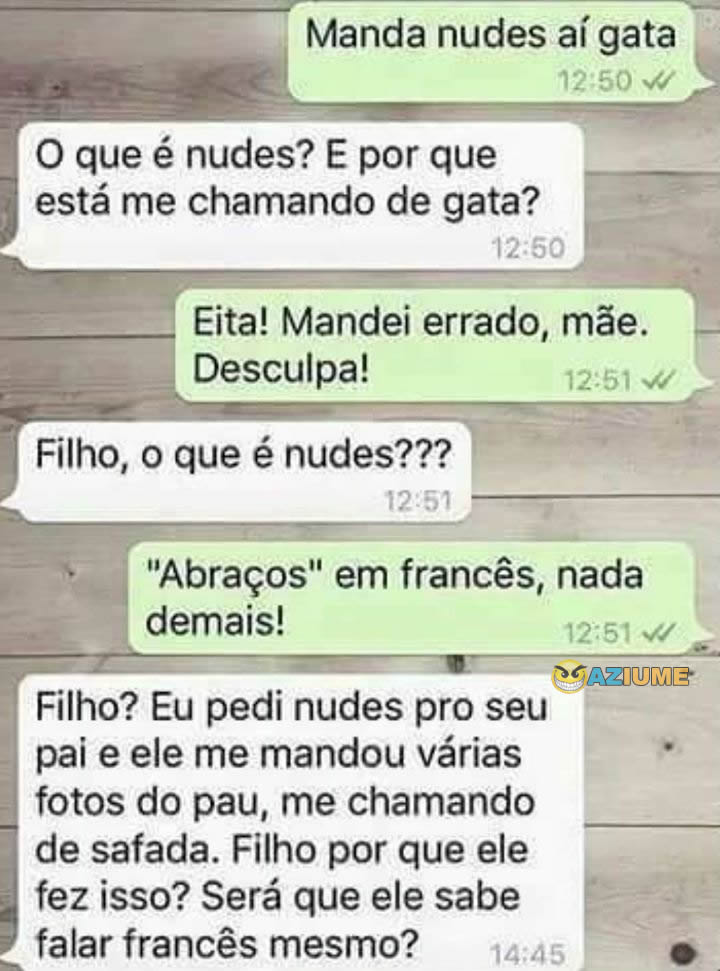 Enviado mensagem errada Enviado mensagem errada