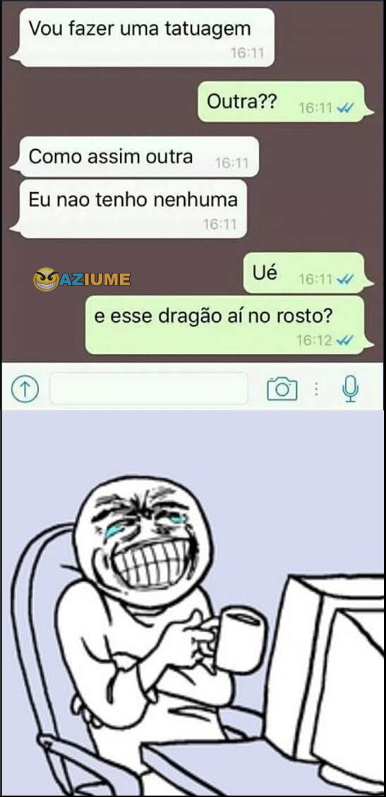 Vou fazer uma tatuagem