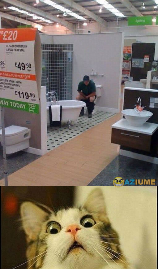 Quando você não tem tempo para chegar no banheiro de casa
