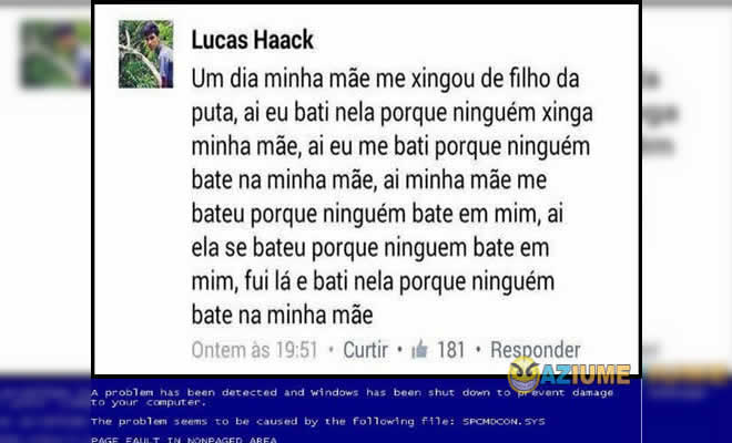 Aquele bugue no cérebro Aquele bugue no cérebro