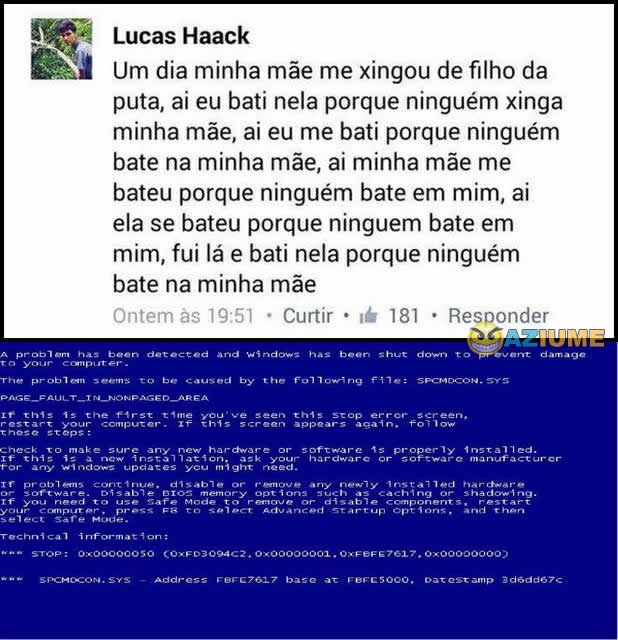 Aquele bugue no cérebro