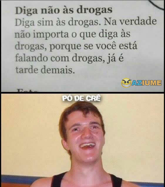 Diga não as drogas