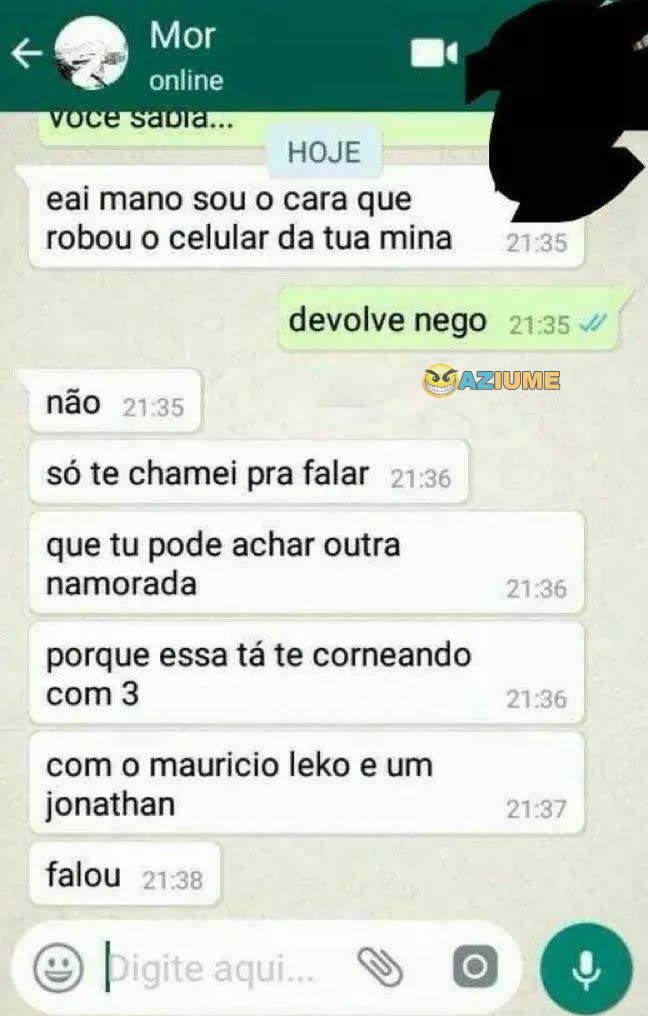 Um assaltante gente boa