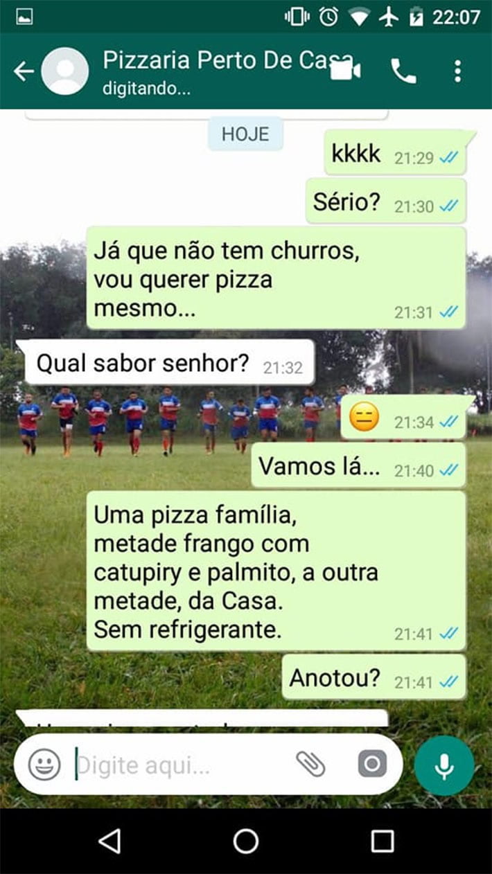 Pedir uma pizza nunca foi tão difícil
