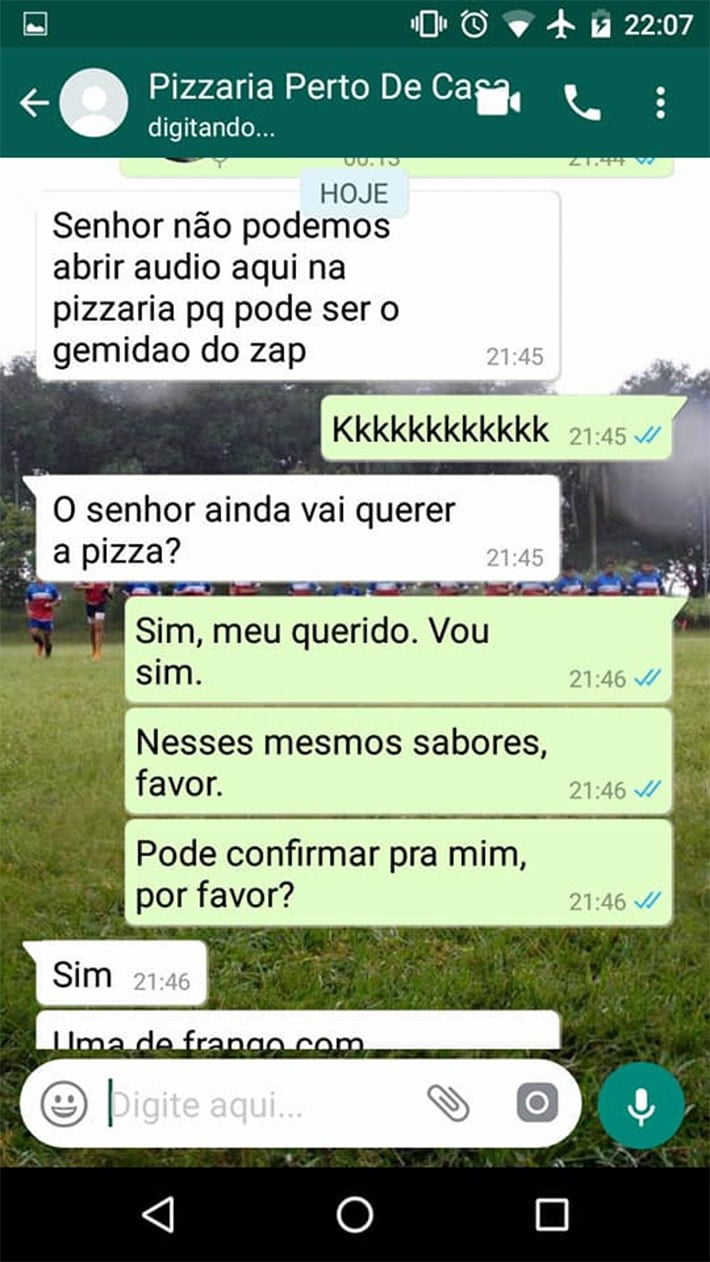 Pedir uma pizza nunca foi tão difícil