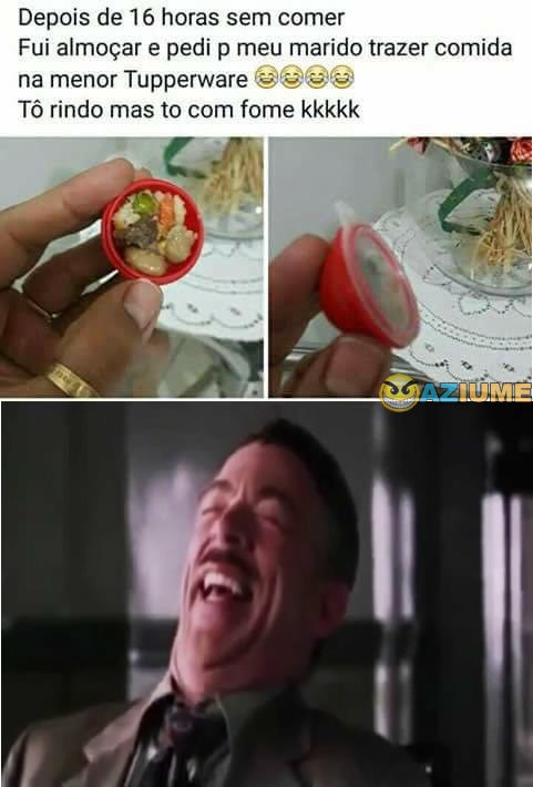 Marido ajuda sua esposa no regime