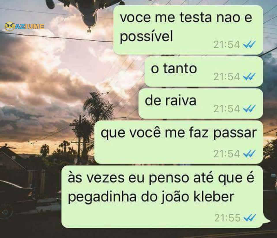 Pegadinha do João Kléber