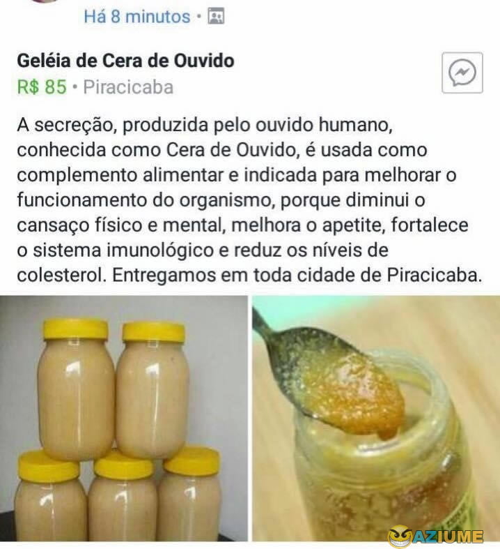 Geleia de cera de ouvido