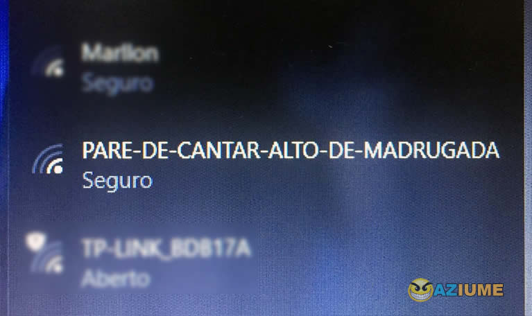 Rede wifi pode servir pra passar recados