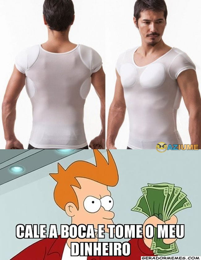 Camiseta com músculos Camiseta com músculos