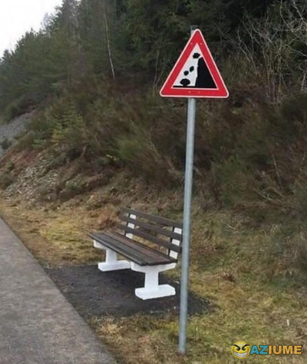 Teria coragem de ficar nesse banco?