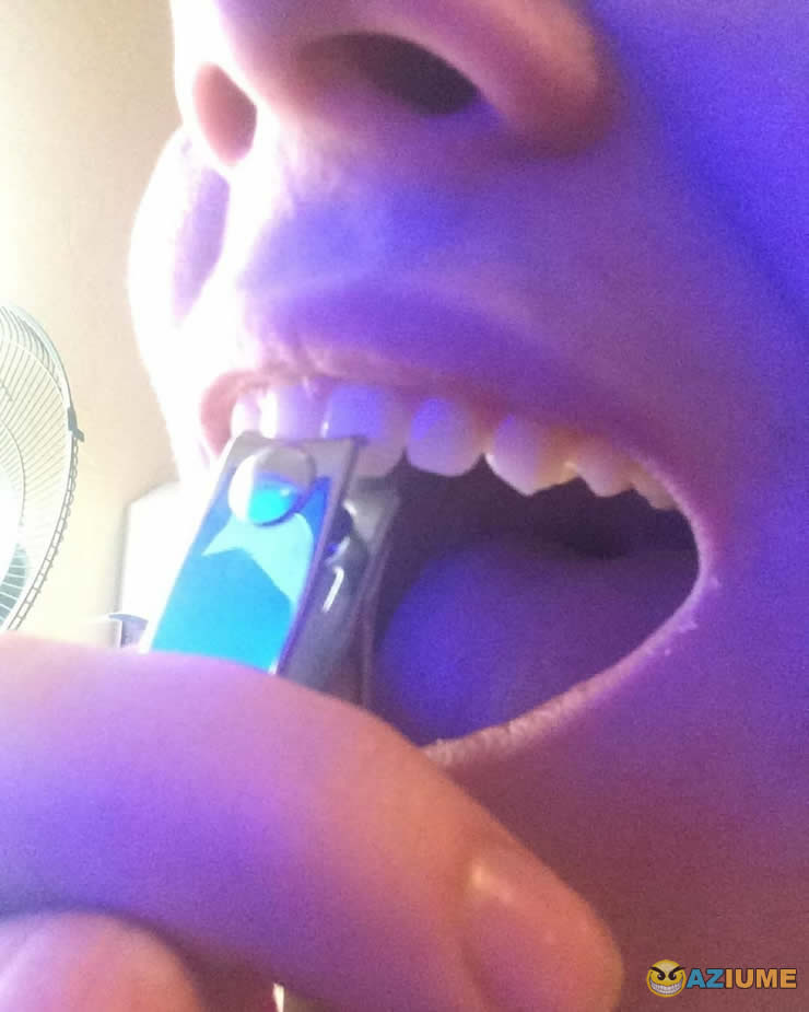 Quão desconfortável você fica ao olhar para esta foto?