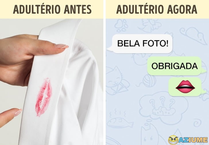 Como as coisas mudou: Adultério antes e agora