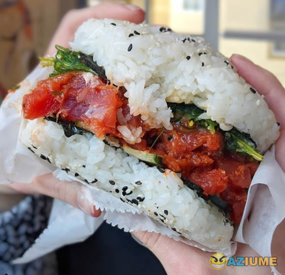 Aquele hambúrguer de sushi