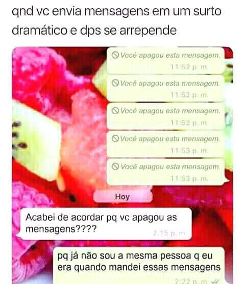 Quando você envia mensagem em um surto dramático Quando você envia mensagem em um surto dramático
