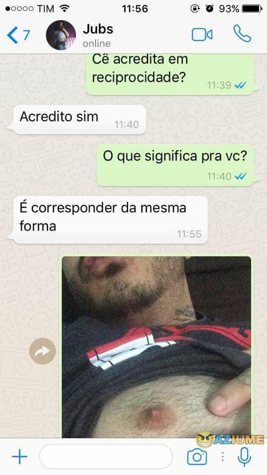 Você acredita em reciprocidade Você acredita em reciprocidade