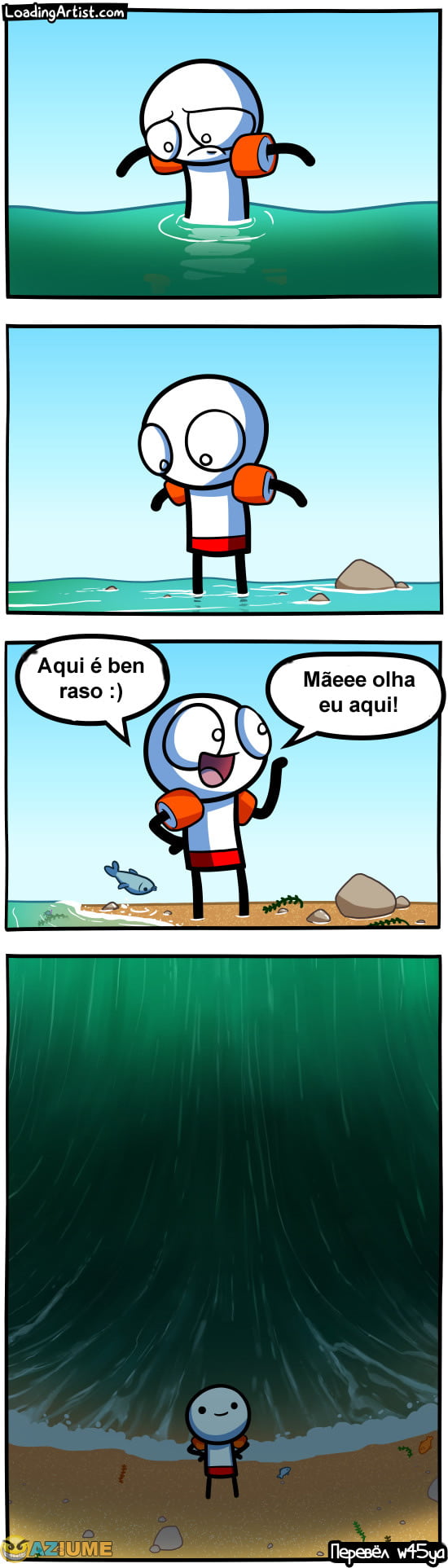 Primeiro dia na praia Primeiro dia na praia