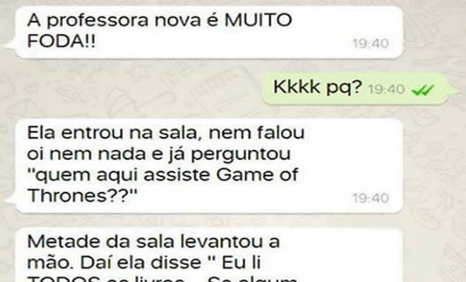 Quando a professora manja dos paranauê Quando a professora manja dos paranauê