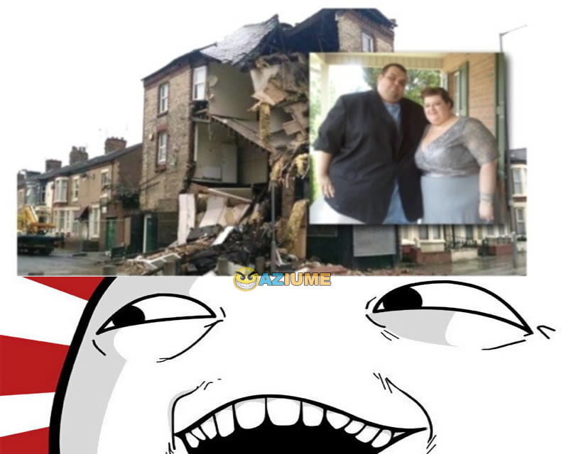 Casa desaba com casal recém-casados Casa desaba com casal recém-casados