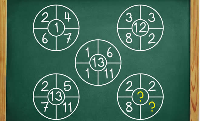 Descubra que números devem ficar no lugar dos sinais de interrogação