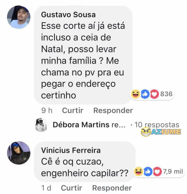 Os comentários são os melhores