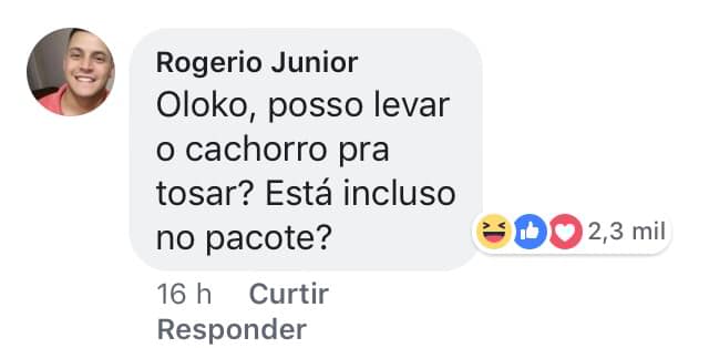 Os comentários são os melhores