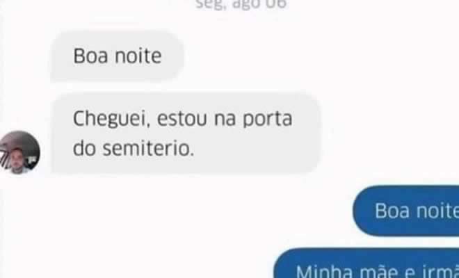 Quando o passageiro vem do cemitério