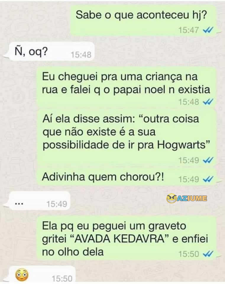 Sabe o que aconteceu hoje?