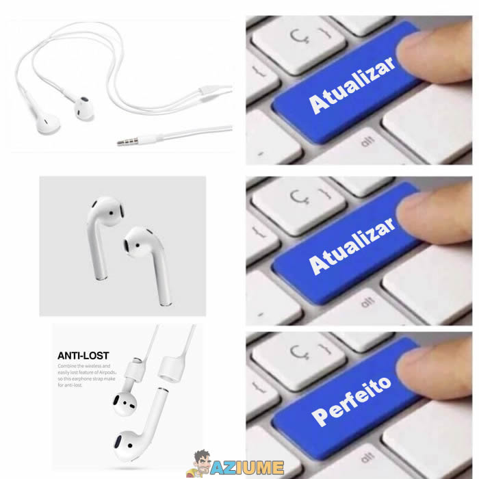 Atualização do fone de ouvido