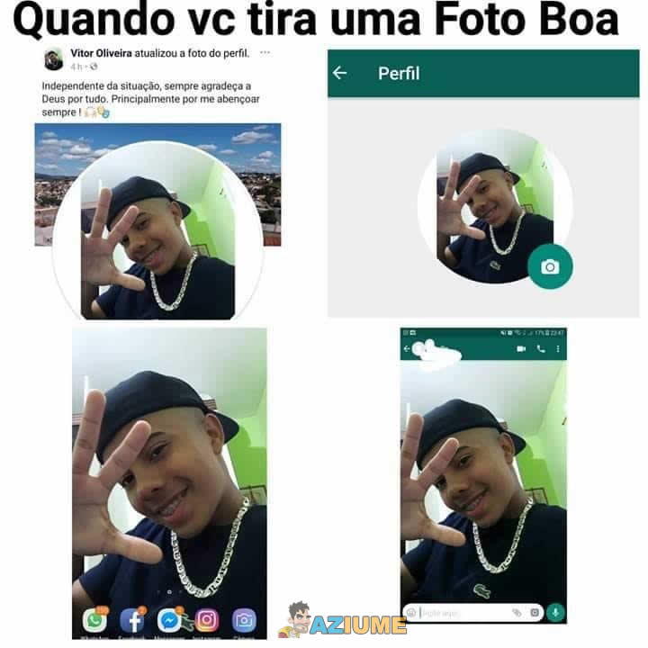 Quando você tira uma foto boa Quando você tira uma foto boa