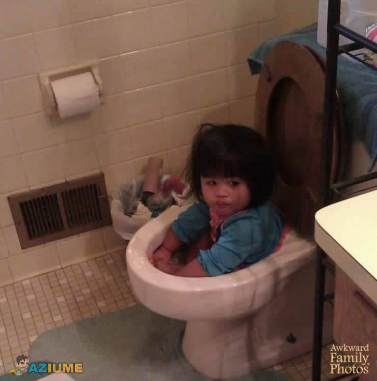 Criança ficou muito quieta