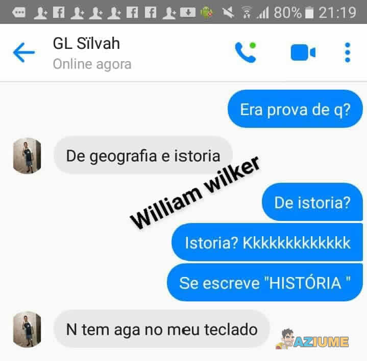 Quando falta o aga no teclado Quando falta o aga no teclado