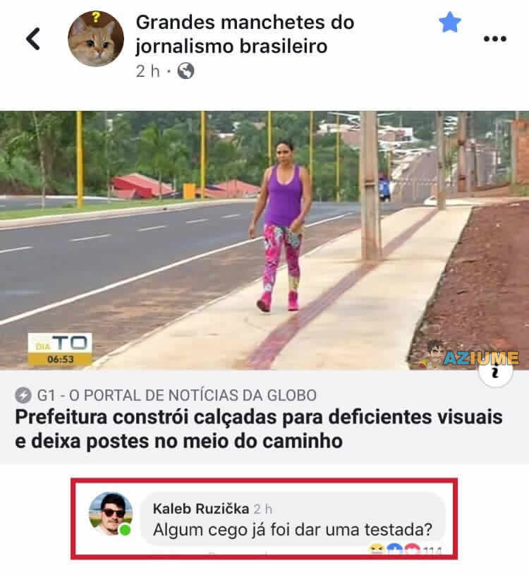 Quando a prefeitura tenta fazer um bom serviço e falha Quando a prefeitura tenta fazer um bom serviço e falha