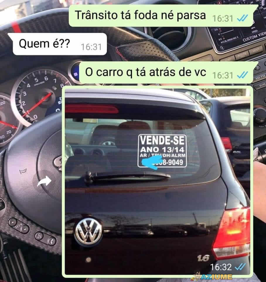 Quando o trânsito está ruim Quando o trânsito está ruim