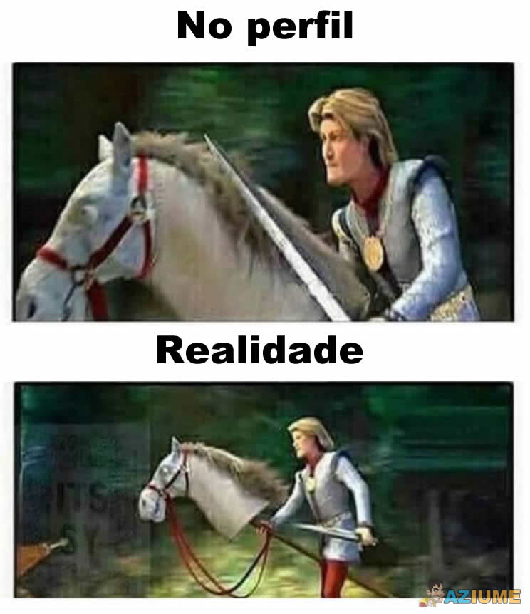 Diferença entre foto de perfil e realidade Diferença entre foto de perfil e realidade