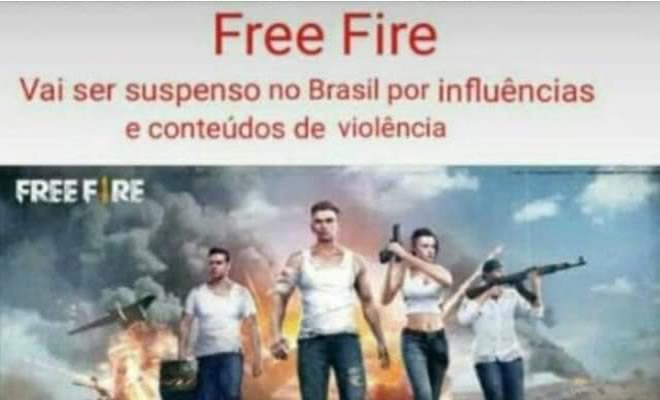 Free Fire será suspenso no Brasil