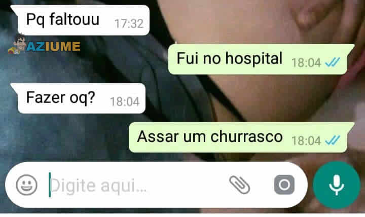 O que você faz no hospital?