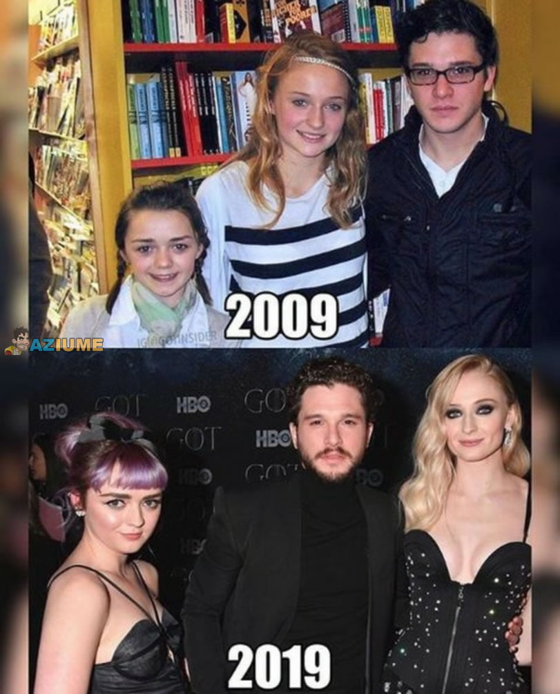 Como o tempo passa: Game of Thrones