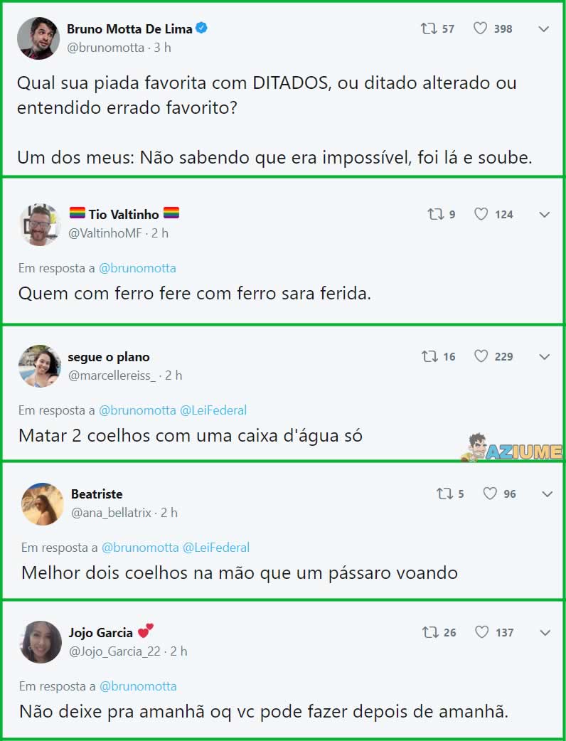 Quando O Ditado Sai T O Errado Que At O Chapolin Fica Sem Gra A Aziume Blog De Humor