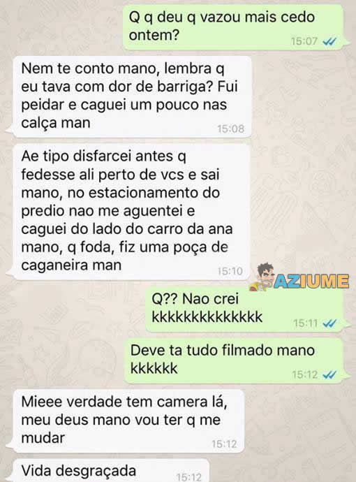 Quando você esquece que tem câmera Quando você esquece que tem câmera