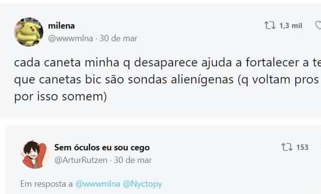 Essa explicação para o desaparecimento de canetas vai te deixar intrigado Essa explicação para o desaparecimento de canetas vai te deixar intrigado