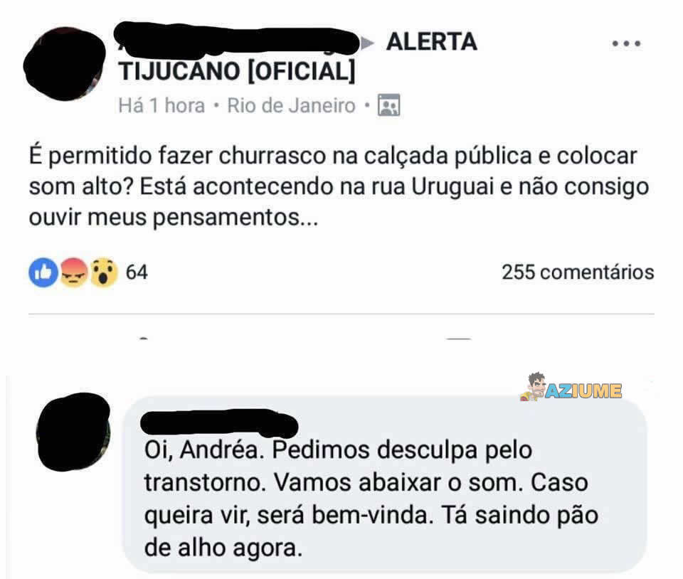É permitido fazer churrasco na calçada pública?