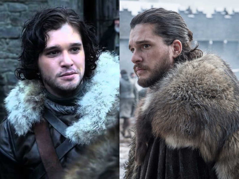 Evolução dos personagens de Game of Thrones
