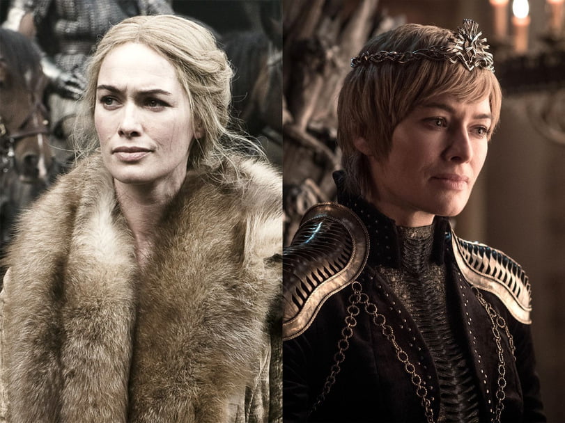 Evolução dos personagens de Game of Thrones