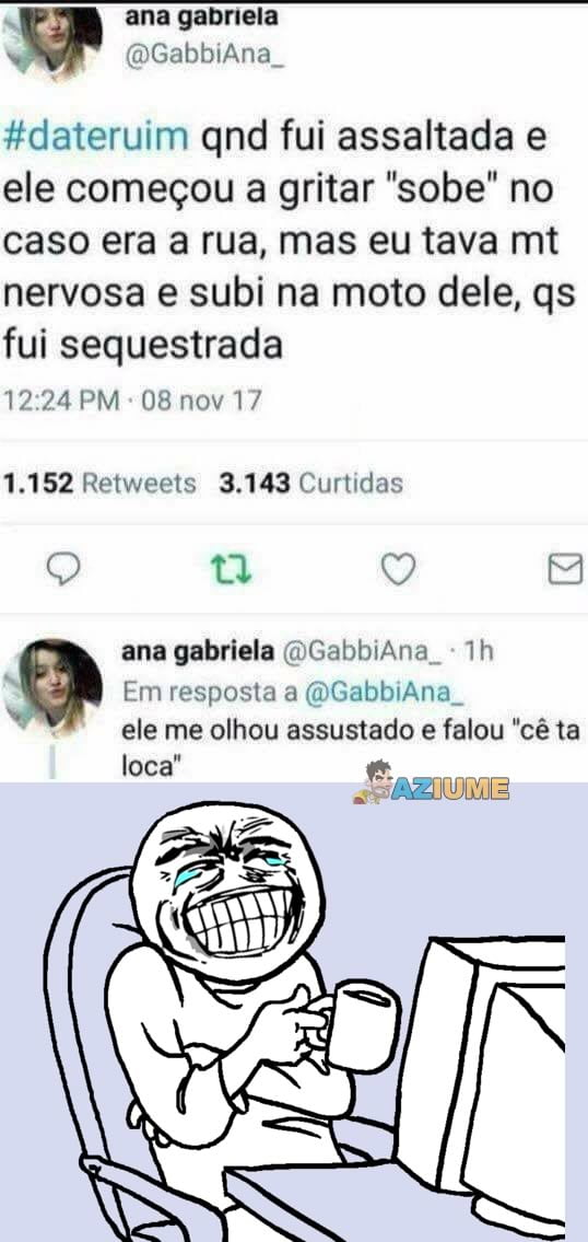 Quase fui sequestrada